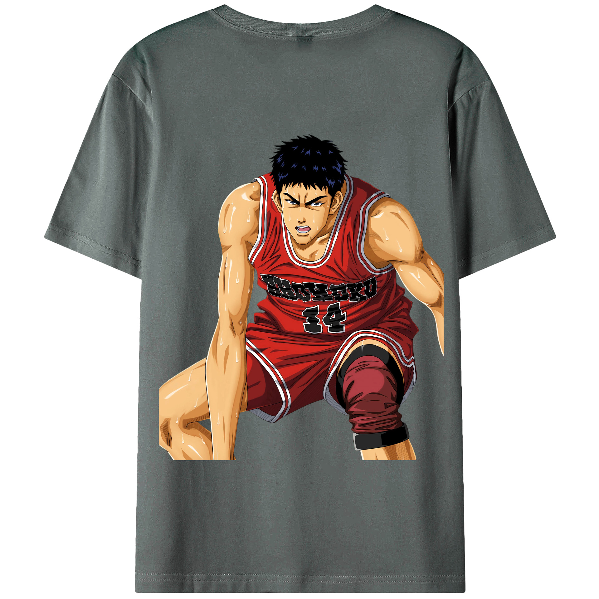 SLAM DUNK／スラムダンク 綿100％半袖Tシャツ（背面プリント）